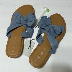 West Loop Womens Sandals Size 7/8